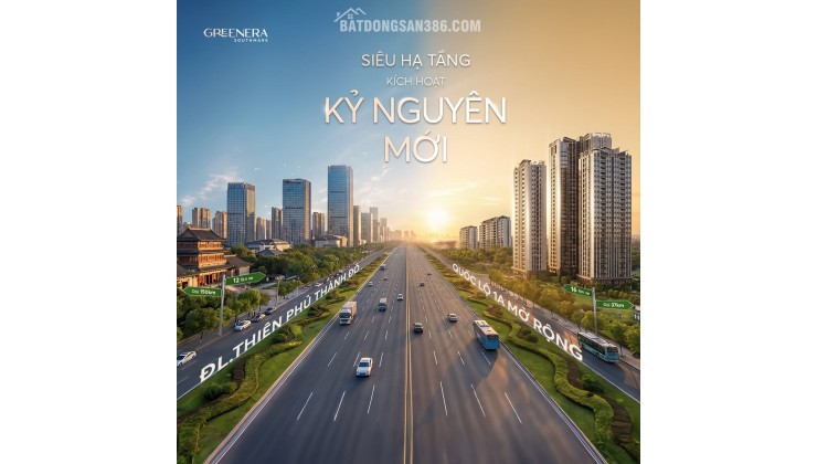 ĐÓN SÓNG HẠ TẦNG NGHÌN TỶ - TÂM ĐIỂM ĐẦU TƯ BỨT PHÁ PHÍA NAM!
Căn hộ 1PN cao cấp tại Greenera Southmark, sở hữu lâu dài