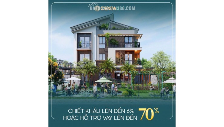 biệt thự đơn lập căn góc diện tích 308m,kết nối giao thông thuận tiện