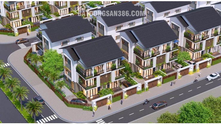 biệt thự đơn lập căn góc,hỗ trợ khách hàng vào 30%,chính sách vay 70%,miễn lãi gốc 24 tháng