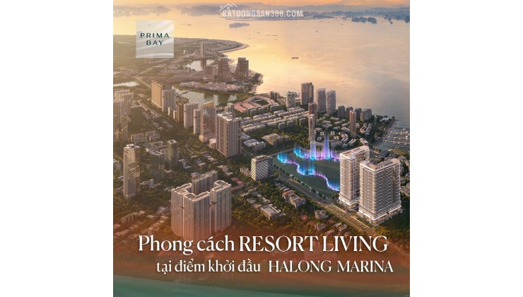 KIỆT TÁC NGHỈ DƯỠNG TRÊN CAO: SỞ HỮU CĂN GÓC 3PN 106M² TẠI PRIMA BAY - ĐÔ THỊ BIỂN VỊNH HẠ LONG MARINA - BIM GROUP !