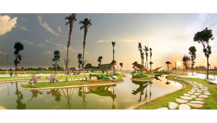 Bán Đất Nền sổ hồng riêng 100m2 kênh view sông giá 1,4 tỷ còn thương lượng