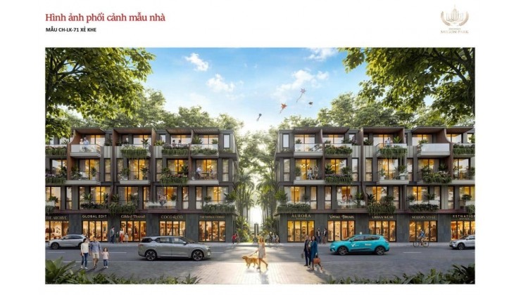 Sở hữu ngay Nhà phố mặt tiền 4 Tầng tại Vinhomes Saigon Park ( Vin Hóc Môn) chỉ từ 5 Tỷ (Full 102%)