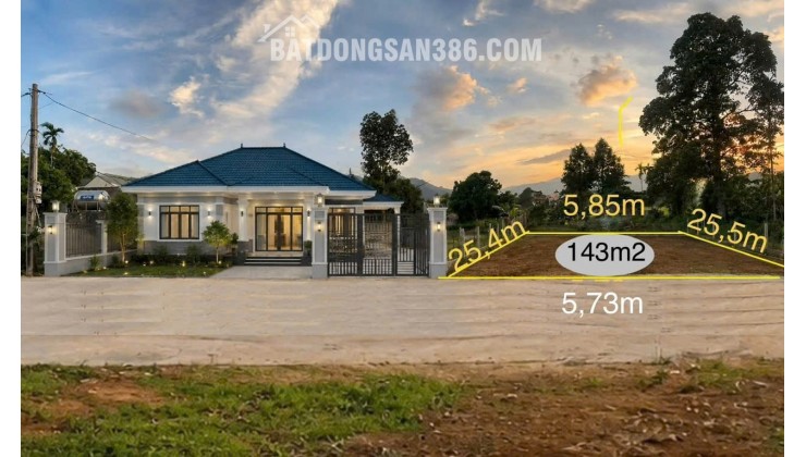 Bán đất 143m2 tại xã Phú Mãn, 2,95 tỷ, mặt tiền 6m Cách ĐHQG chỉ 5' di chuyển