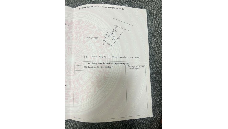 Bán Đất 65m2 có sẵn 65 m2 thổ cưỷ tại Đường Phú Đô Phường Phú Đô Quận Nam Từ Liêm Hà Nội