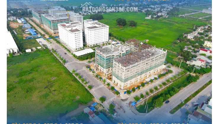 Chân đế chung cư tại nhà ở xã hội SJ Town thành phố Thanh Hóa