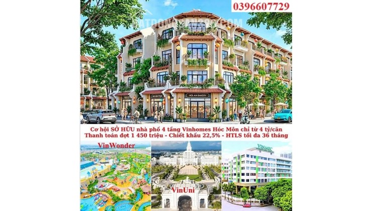 : Khai Thác Đa Năng Cùng Nhà Phố 5x15m Vinhomes Sài Gòn Park – 1 Trệt 3 Lầu Đẳng Cấp