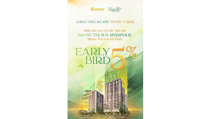 BOOKING FOURS F2 – TÒA CĂN HỘ HOÀN TOÀN MỚI TỪ SUN GROUP