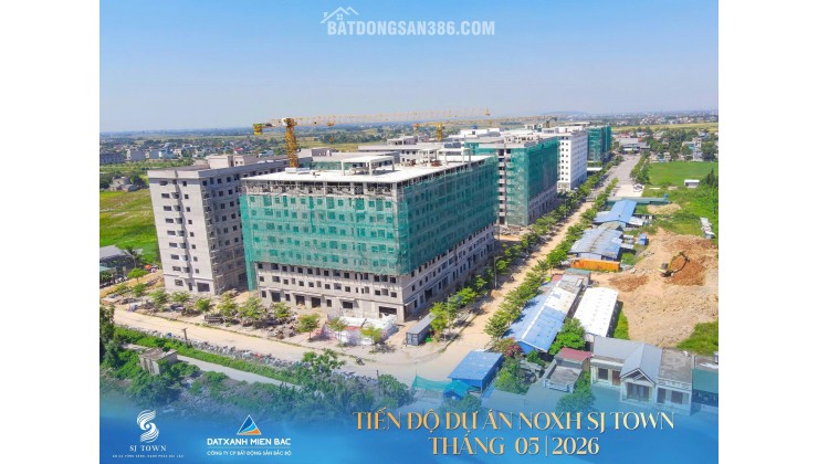 Chân đế chung cư tại nhà ở xã hội SJ Town thành phố Thanh Hóa