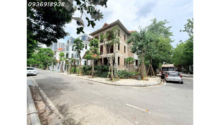 Siêu phẩm biệt thự xây thô lô góc khu đô thị Bảo Sơn 377m2 x 4 tầng mặt tiền 30m
