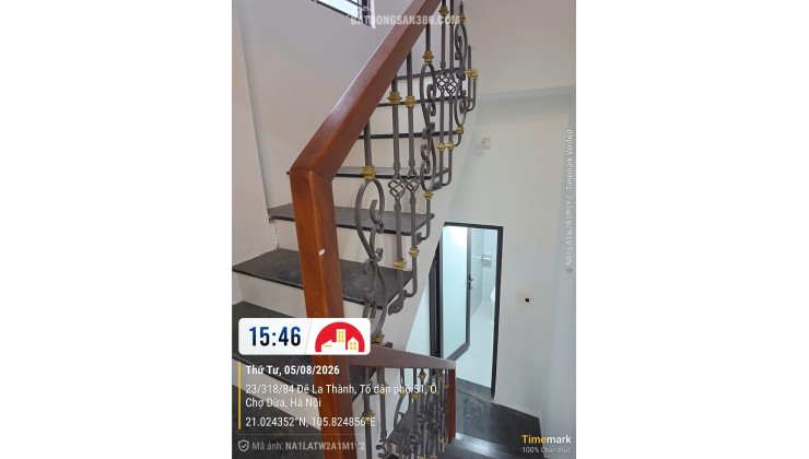 Chính chủ bán nhà 318 La Thành, Ô Chợ Dừa, Hà Nội, 44.5m2 x 5 tầng, ngõ 3m, miễn TG