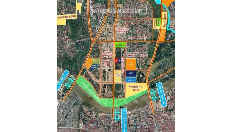 Đất khu A TĐC BẮC SÔNG CẤM GIÁ RẺ 60m2-2,9x tỷ
