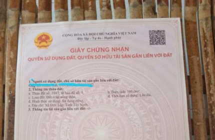 Bán đất nền view sông 100m2 sổ hồng riêng Đức Hòa Long An