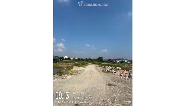  LÔ ĐẤT 140M² – MẶT TIỀN 7M TẠI YÊN BÌNH, TAM ĐIỆP - GIÁ NGON