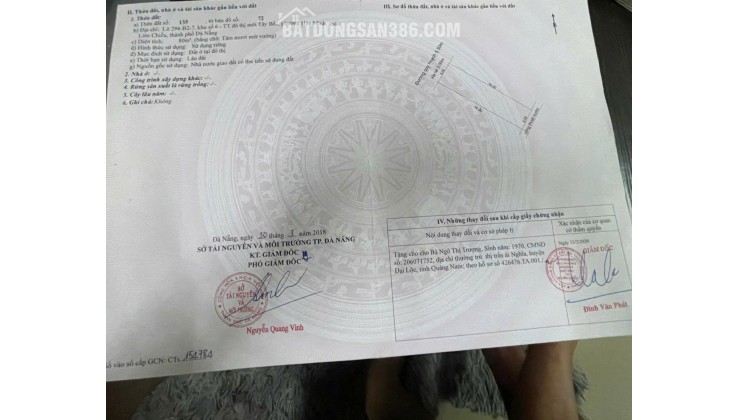 ĐẤT HÒA PHÚ 3 – HÒA MINH – LÔ ĐẤT SẠCH ĐẸP