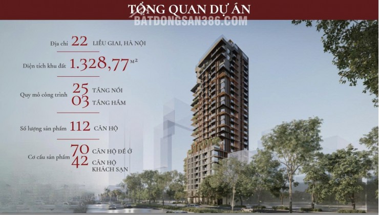THE LEGATUS 22 LIỄU GIAI – CĂN HỘ CAO CẤP GIỮA VÙNG LÕI BA ĐÌNH