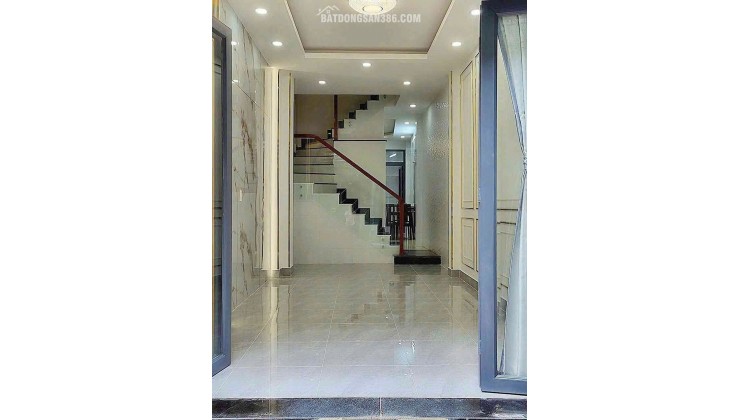 HẺM XE HƠI PHÚ NHUẬN - NHÀ MỚI 4 TẦNG BTCT - FULL NỘI THẤT - 5 PHÒNG - CÓ HẺM SAU THOÁNG MÁT