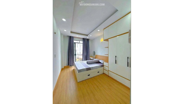 HẺM XE HƠI PHÚ NHUẬN - NHÀ MỚI 4 TẦNG BTCT - FULL NỘI THẤT - 5 PHÒNG - CÓ HẺM SAU THOÁNG MÁT