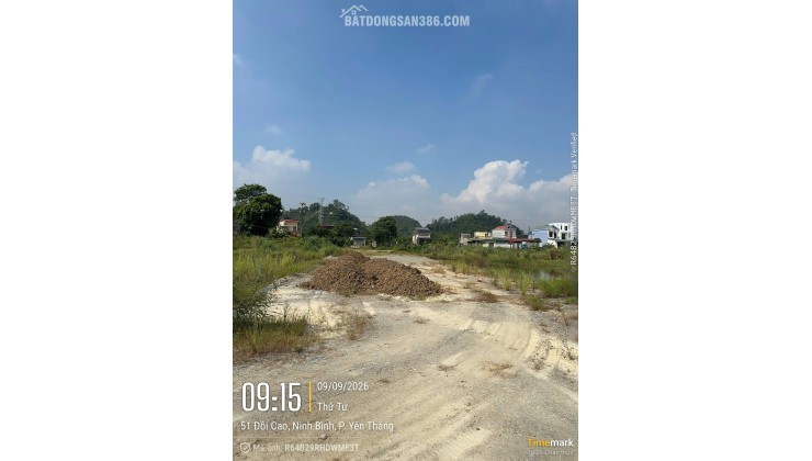  LÔ ĐẤT 140M² – MẶT TIỀN 7M TẠI YÊN BÌNH, TAM ĐIỆP - GIÁ NGON