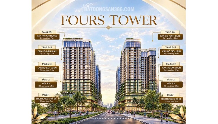 Nổi bật Studio trục 11 FourS Tower giá chỉ từ 1,590 tỉ, hỗ trợ 0 lãi suất nếu vay, cho thuê tốt