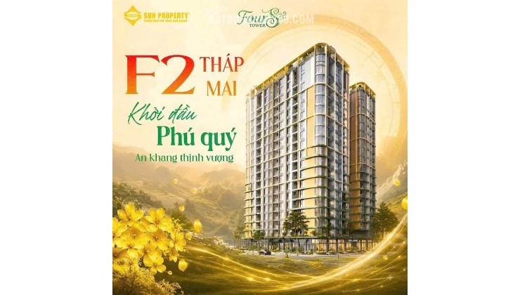 Nổi bật Studio trục 11 FourS Tower giá chỉ từ 1,590 tỉ, hỗ trợ 0 lãi suất nếu vay, cho thuê tốt
