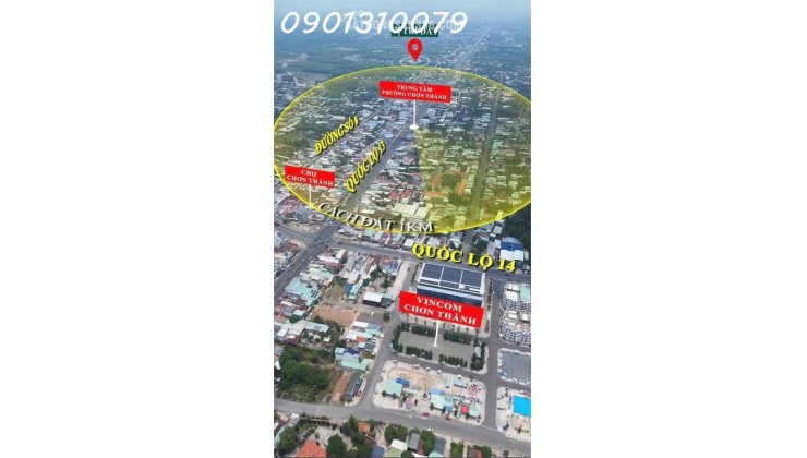 680tr cặp đất xây trọ 550m2 KCN Minh Hưng