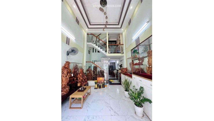 Nhà 4 Tầng mới đẹp hẻm 6M Quang Trung Gò Vấp 5 Tỷ 68