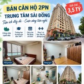 BÁN CĂN HỘ 2PN TRUNG TÂM SÀI ĐỒNG – TIỆN ÍCH ĐẦY ĐỦ – 3,5 TỶ