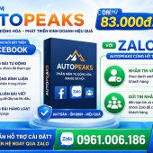 FB AutoPeaks & Zalo AutoPeaks: Giải Pháp Tự Động Hóa Marketing Đơn Giản & Hiệu Quả Nhất Cho Saler