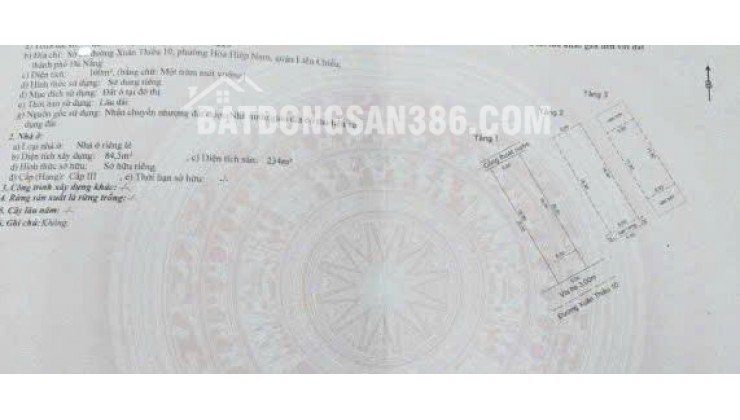NHÀ 3 TẦNG 3 MÊ – MẶT TIỀN XUÂN THIỀU 10 - GẦN BIỂN