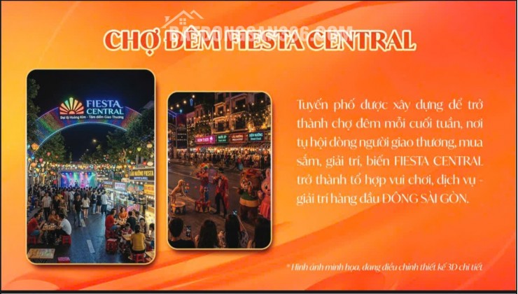 Nhà Phố Fiestar Central  2MT Đường Lê Lợi Tại Tp. MỚi Bình Dương - Giá Sở Hữu 1.0.2 Chỉ 15 Triệu/m2 Rẻ Nhất Khu Vực