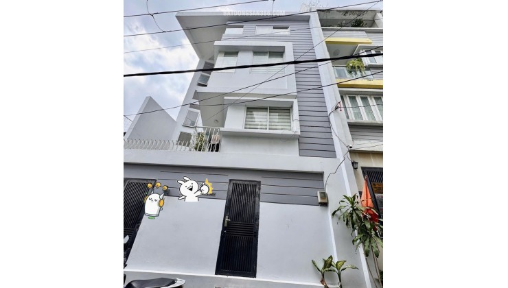 HẺM XE HƠI TRẦN QUANG DIỆU - Q3 - 5 TẦNG - CHDV 40TR/TH - 8 PHÒNG ĐỦ TIỆN NGHI - NGANG 7.6M * 15M (67M2) - 13 TỶ
