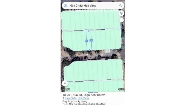 BÁN ĐẤT MẶT TIỀN NGUYỄN HÀM NINH, HÒA XUÂN, ĐÀ NẴNG - GIÁ TỐT