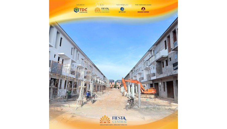 FIESTA CENTRAL BÌNH DƯƠNG –  GIÁ CHỈ 15 TRIỆU/M², TIỀM NĂNG KHAI THÁC CHO THUÊ 25–30 TRIỆU/THÁNG