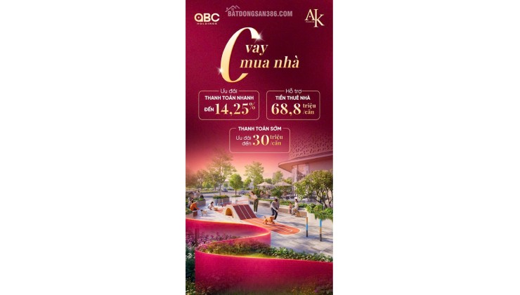 MUA AK TOWER ĐÚNG THỜI ĐIỂM – RINH IPHONE ĐỎ, ĐÓN TÀI LỘC: 39,8 triệu/m2
