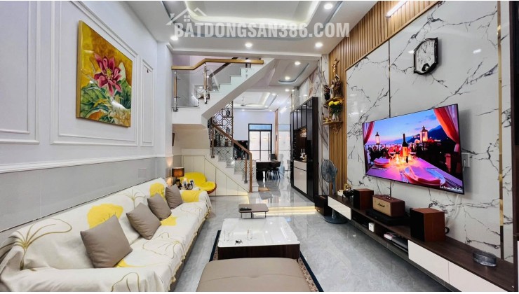 NHÀ 4 TẦNG QUẬN 12, ĐƯỜNG THỚI AN 16, HẺM 6M Ô TÔ ĐẬU CỬA, 4X19M, NHỈNH 7 TỶ