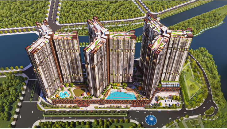 Nhận đăng ký căn hộ Gamuda Central Park trong công viên Yên Sở