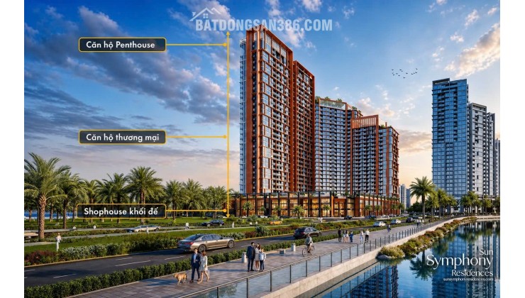 Bán căn hộ Symphony 5, view trực diện sông Hàn, xem pháo hoa DIFF đỉnh cao, từ 1,9 tỷ sở hữu ngay