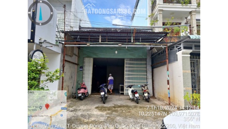 Bán Nhà Cấp 4 + Đất 115m² – MT Chu Văn An – Trung Tâm Dương Đông, PQ