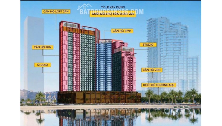 Bán căn hộ Sun Symphony 5, view trực diện sông Hàn, giá từ 2.9 tỷ dòng tiền thuê 25tr/tháng