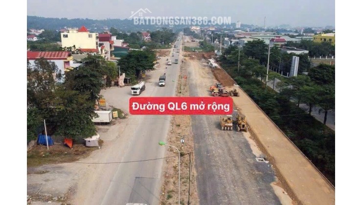 Chỉ hơn tỷ có ngay lô đất 51,5m2 ngay đường trục nhựa tuyến 2 quốc lộ 6