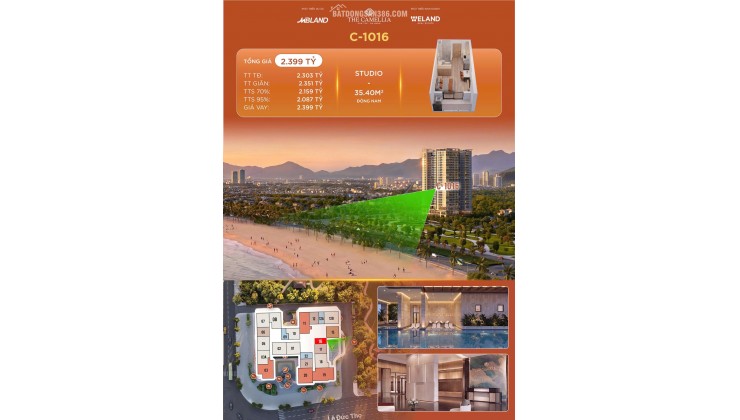 Nhanh tay sở hữu: CĂN HỘ THE CAMELLIA ĐÀ NẴNG - BÁN ĐẢO SƠN TRÀ CHỈ TỪ 1.9TỈ/CĂN LH:0775671352