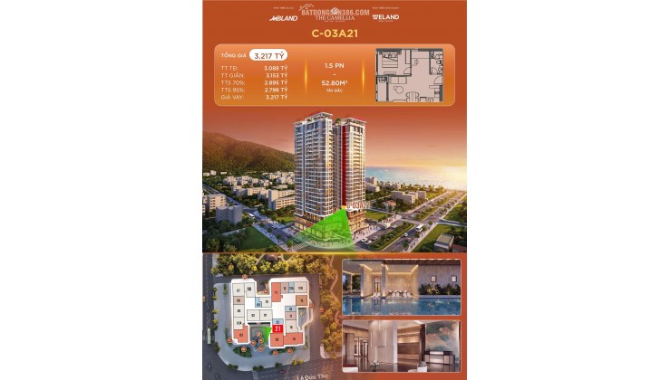Nhanh tay sở hữu: CĂN HỘ THE CAMELLIA ĐÀ NẴNG - BÁN ĐẢO SƠN TRÀ CHỈ TỪ 1.9TỈ/CĂN LH:0775671352