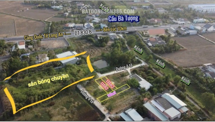 BÁN LÔ ĐẤT THỔ CƯ VỊ TRÍ ĐẸP TẠI ẤP 6 XÃ TÂN TRẠCH, CẦN ĐƯỚC, LONG AN. LH:0903187068.