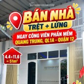 Bán nhà 51m2 trệt lửng ngay CVPM Quang Trung Q12 hẻm 5m giá 3.25tỷ