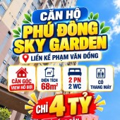Bán căn góc CC Phú Đông Sky Garden Phạm Văn Đồng 68m2 2PN Sổ sẵn 4tỷ