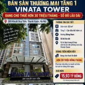 Chính chủ bán căn góc sàn thương mại VINATA TOWER – KHUẤT DUY TIẾN
