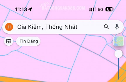BÁN ĐẤT THỔ CƯ RẺ ĐẸP TẠI GIA KIỆM - THỐNG NHẤT - ĐẤT Ở NÔNG THÔN (ONT)