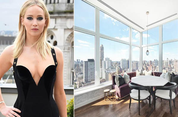 Cận cảnh căn penthouse trị giá hơn 300 tỷ đng của Jennifer Lawrence