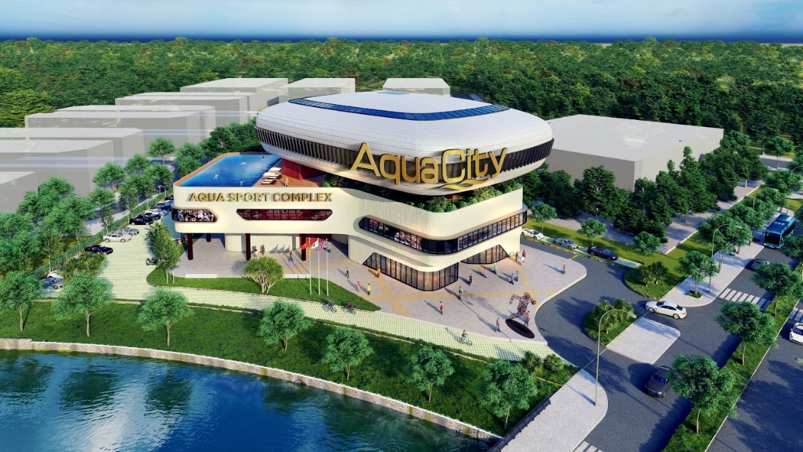 Đô thị sinh thái Aqua City khởi công khu thể thao đa năng hơn 2,2ha