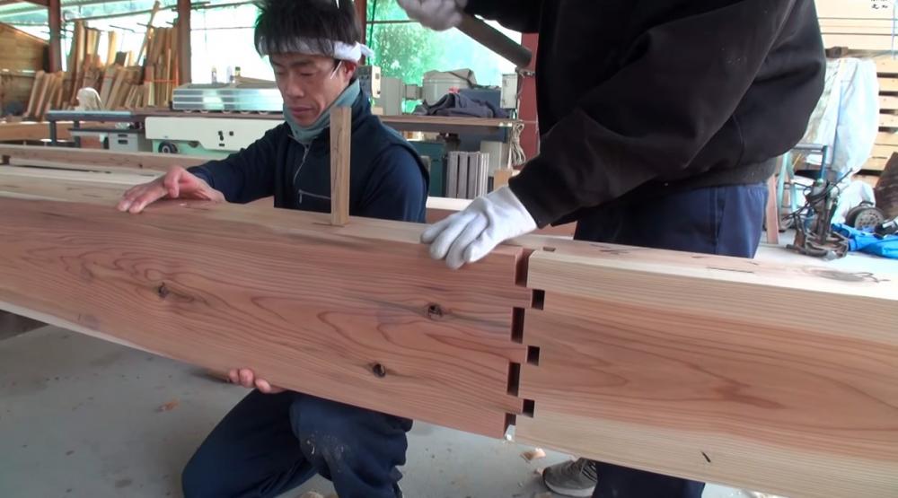 Kỹ thuật làm nhà gỗ không cần dùng đến đinh của người Nhật